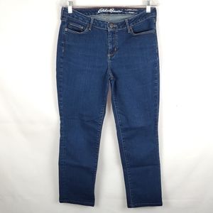 Eddie Bauer Slightly Curvy Straight Jeans Womens 10 Casual Going Out Western
